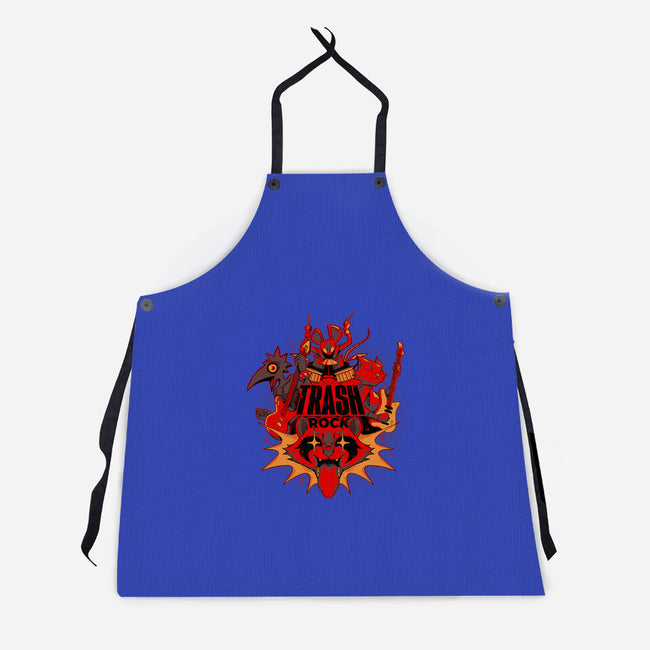 Trash Rock-Unisex-Kitchen-Apron-Kabuto Studio