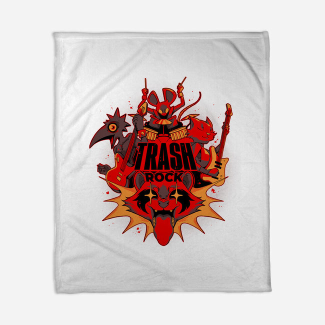 Trash Rock-None-Fleece-Blanket-Kabuto Studio