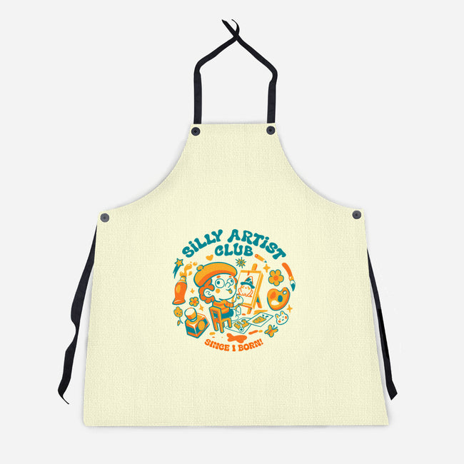 Silly Artist Club-Unisex-Kitchen-Apron-Estudio Horta