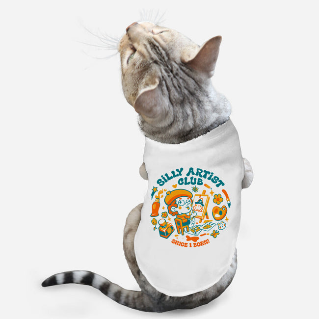 Silly Artist Club-Cat-Basic-Pet Tank-Estudio Horta