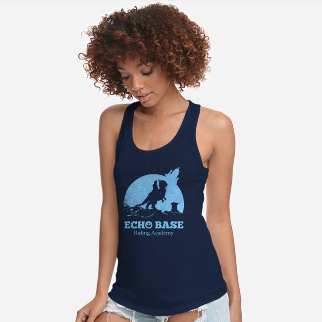 Echo Base Riding Academy-Womens-Racerback-Tank-drbutler