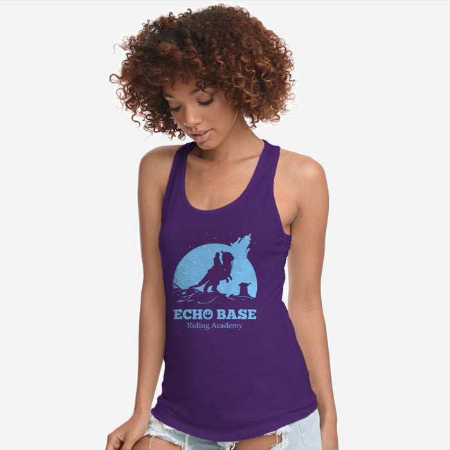 Echo Base Riding Academy-Womens-Racerback-Tank-drbutler