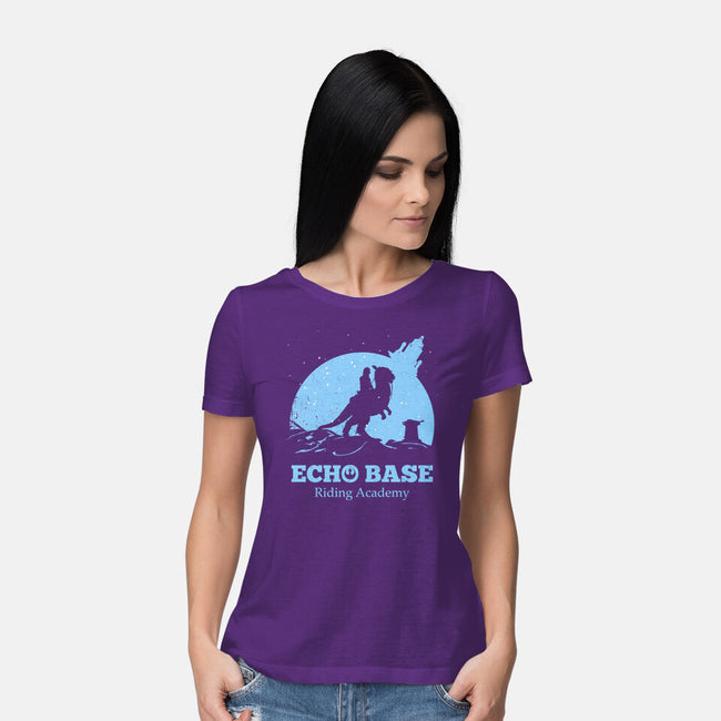 Echo Base Riding Academy-Womens-Basic-Tee-drbutler