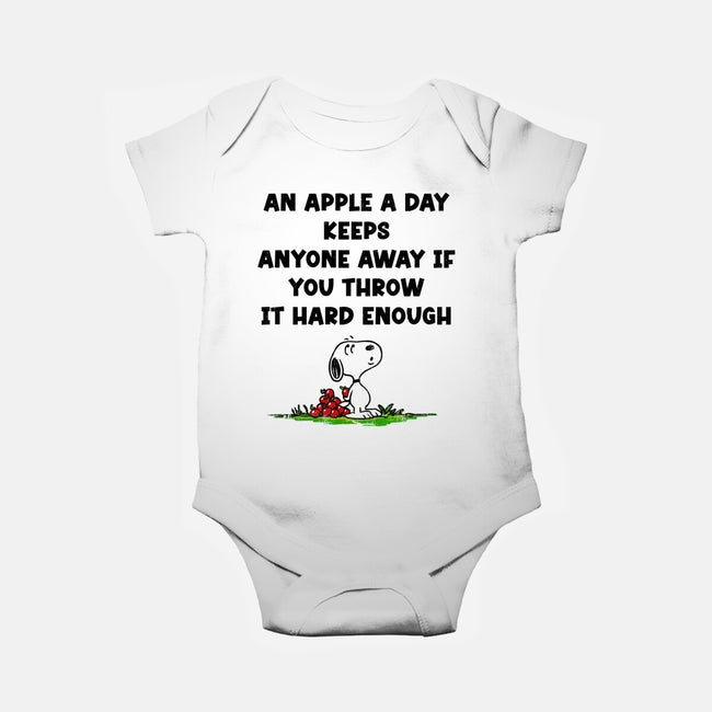 An Apple A Day-Baby-Basic-Onesie-drbutler