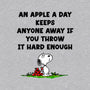 An Apple A Day-Womens-Fitted-Tee-drbutler