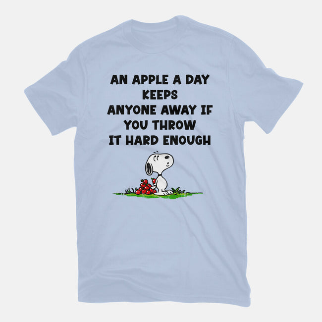 An Apple A Day-Womens-Fitted-Tee-drbutler