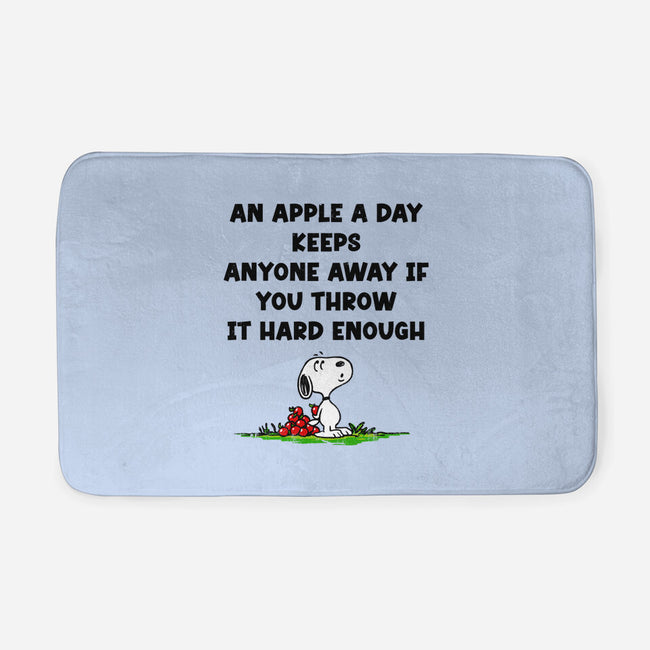 An Apple A Day-None-Memory Foam-Bath Mat-drbutler