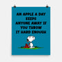 An Apple A Day-None-Matte-Poster-drbutler