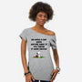 An Apple A Day-Womens-Off Shoulder-Tee-drbutler