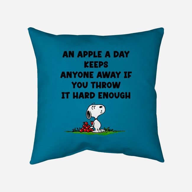 An Apple A Day-None-Removable Cover-Throw Pillow-drbutler