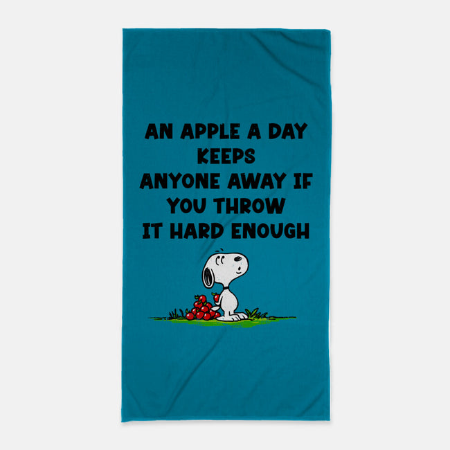 An Apple A Day-None-Beach-Towel-drbutler