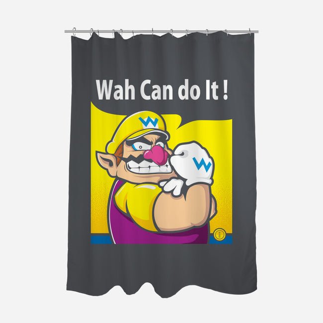 Wah Can Do It-None-Polyester-Shower Curtain-arace