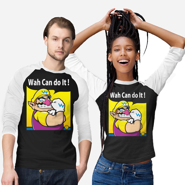 Wah Can Do It-Unisex-Baseball-Tee-arace