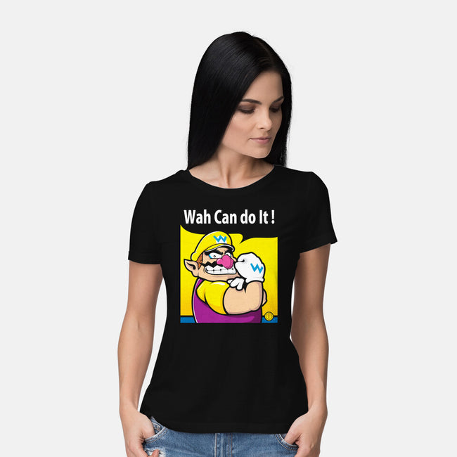 Wah Can Do It-Womens-Basic-Tee-arace