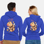 Bee Cappy-Unisex-Zip-Up-Sweatshirt-spoilerinc