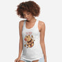 Bee Cappy-Womens-Racerback-Tank-spoilerinc