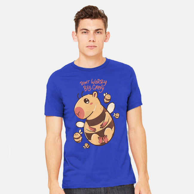 Bee Cappy-Mens-Heavyweight-Tee-spoilerinc