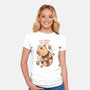 Bee Cappy-Womens-Fitted-Tee-spoilerinc