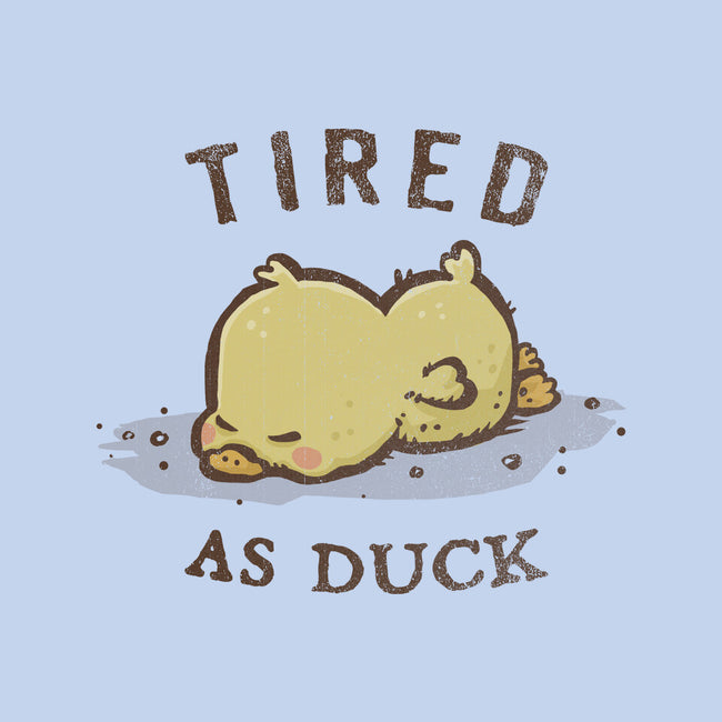 Tired As Duck-Mens-Heavyweight-Tee-kg07