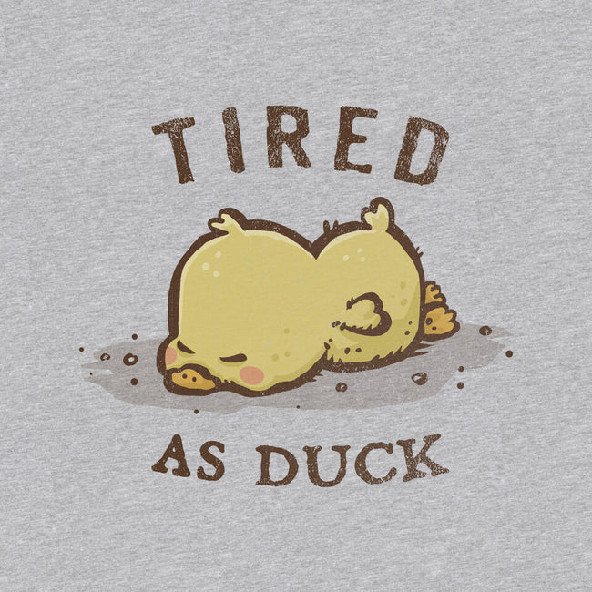 Tired As Duck-Dog-Basic-Pet Tank-kg07