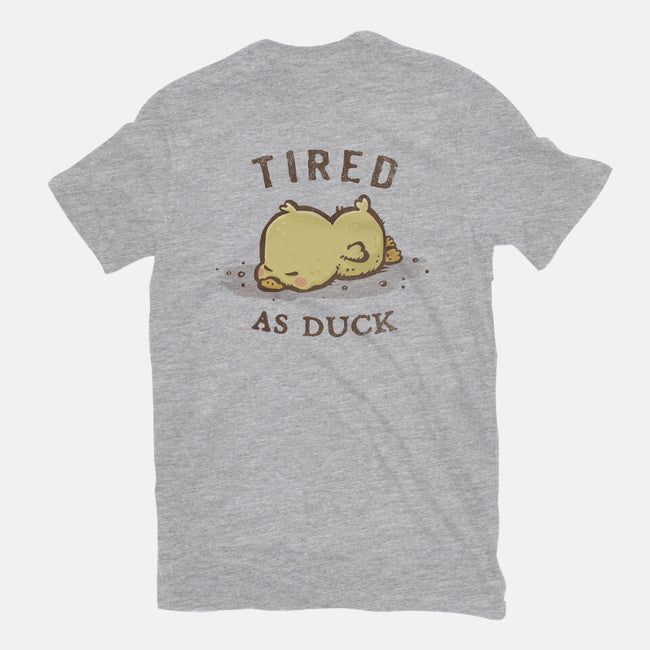 Tired As Duck-Youth-Basic-Tee-kg07