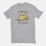 Tired As Duck-Mens-Heavyweight-Tee-kg07