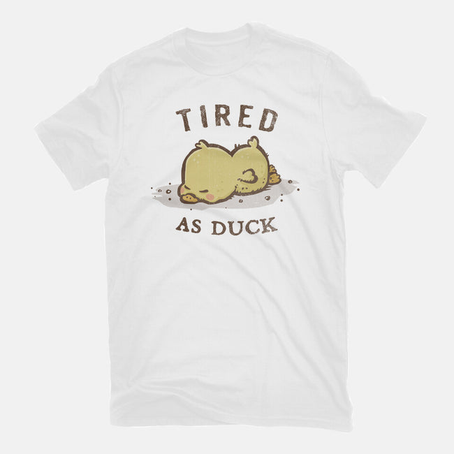 Tired As Duck-Youth-Basic-Tee-kg07