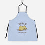 Tired As Duck-Unisex-Kitchen-Apron-kg07