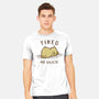 Tired As Duck-Mens-Heavyweight-Tee-kg07