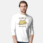 Tired As Duck-Mens-Long Sleeved-Tee-kg07