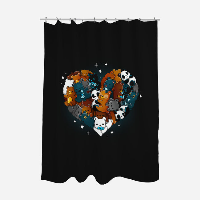 Valentine Bear-None-Polyester-Shower Curtain-Vallina84