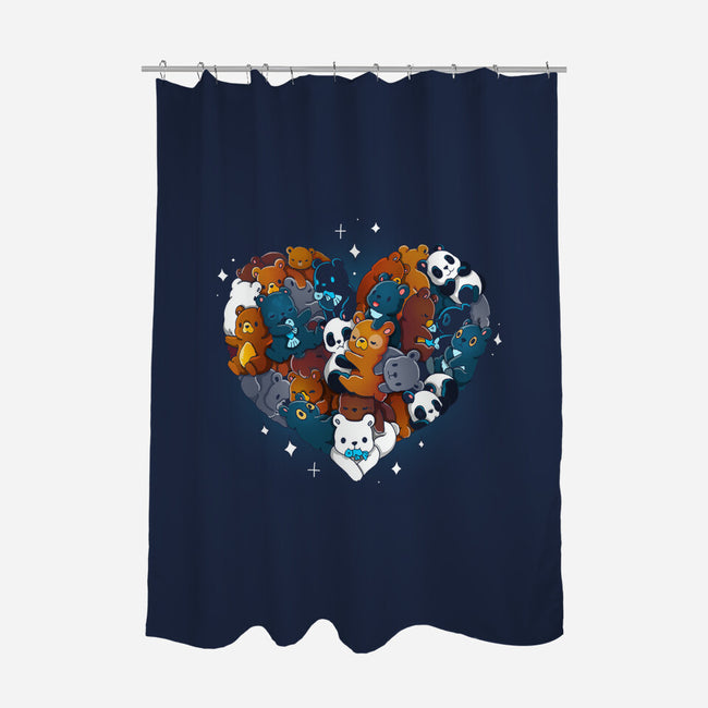 Valentine Bear-None-Polyester-Shower Curtain-Vallina84