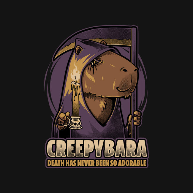 Creepy Death Capybara-None-Stretched-Canvas-Studio Mootant