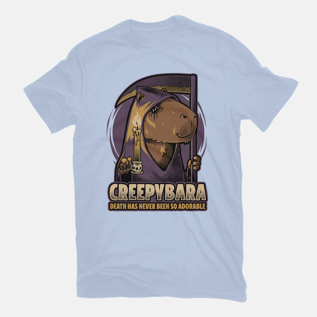 Creepy Death Capybara-Unisex-Basic-Tee-Studio Mootant