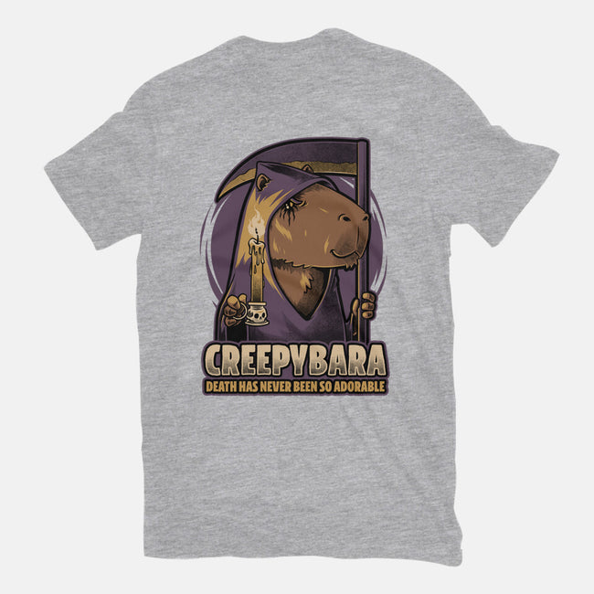 Creepy Death Capybara-Unisex-Basic-Tee-Studio Mootant