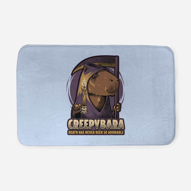 Creepy Death Capybara-None-Memory Foam-Bath Mat-Studio Mootant