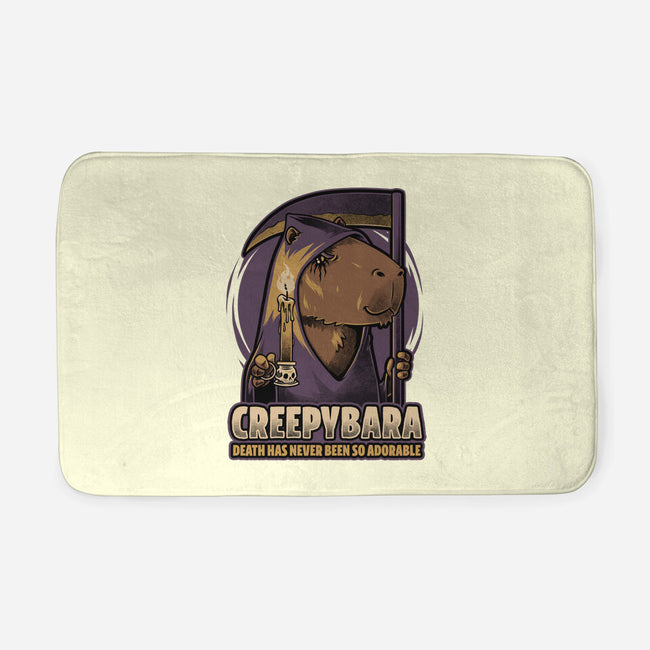 Creepy Death Capybara-None-Memory Foam-Bath Mat-Studio Mootant