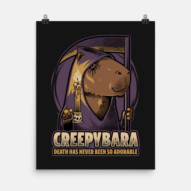 Creepy Death Capybara-None-Matte-Poster-Studio Mootant