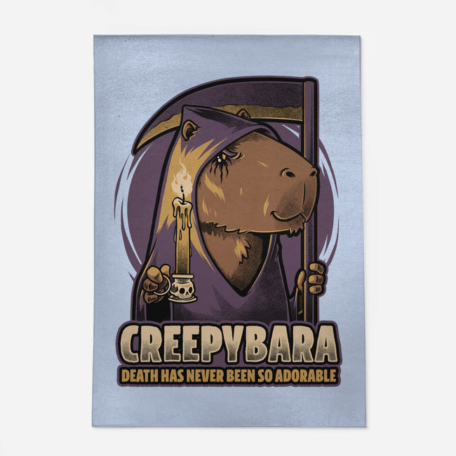 Creepy Death Capybara-None-Indoor-Rug-Studio Mootant