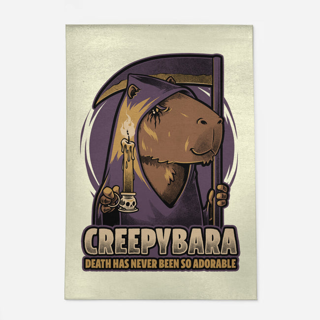 Creepy Death Capybara-None-Indoor-Rug-Studio Mootant