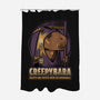 Creepy Death Capybara-None-Polyester-Shower Curtain-Studio Mootant