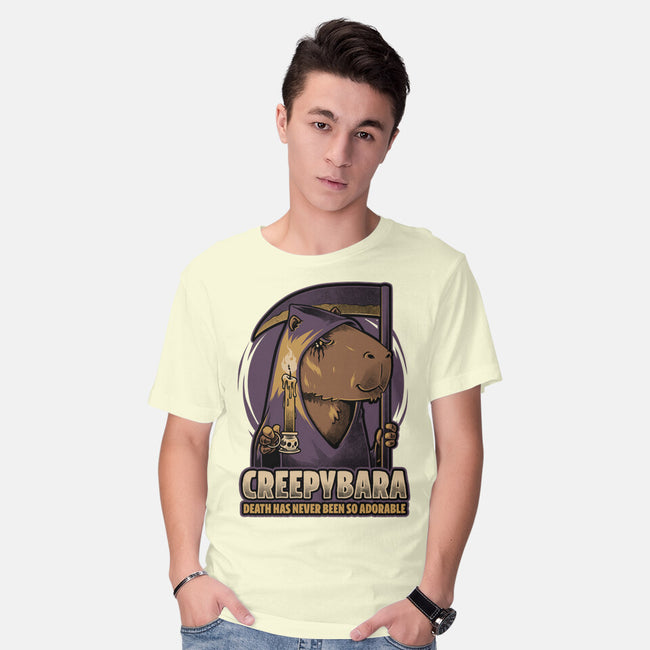 Creepy Death Capybara-Mens-Basic-Tee-Studio Mootant