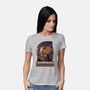 Creepy Death Capybara-Womens-Basic-Tee-Studio Mootant