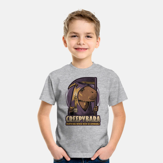 Creepy Death Capybara-Youth-Basic-Tee-Studio Mootant