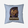 Creepy Death Capybara-None-Removable Cover-Throw Pillow-Studio Mootant