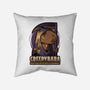 Creepy Death Capybara-None-Removable Cover-Throw Pillow-Studio Mootant