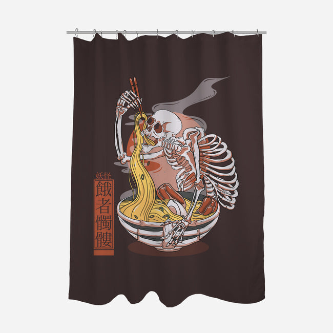 Gashadokuro-None-Polyester-Shower Curtain-Claudia