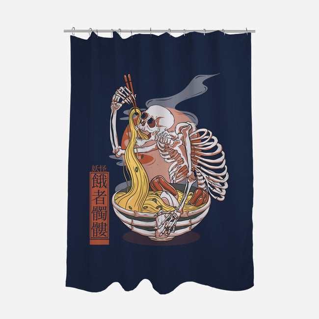 Gashadokuro-None-Polyester-Shower Curtain-Claudia