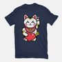 Neko Valentines-Womens-Fitted-Tee-krisren28