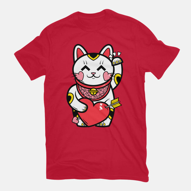 Neko Valentines-Unisex-Basic-Tee-krisren28